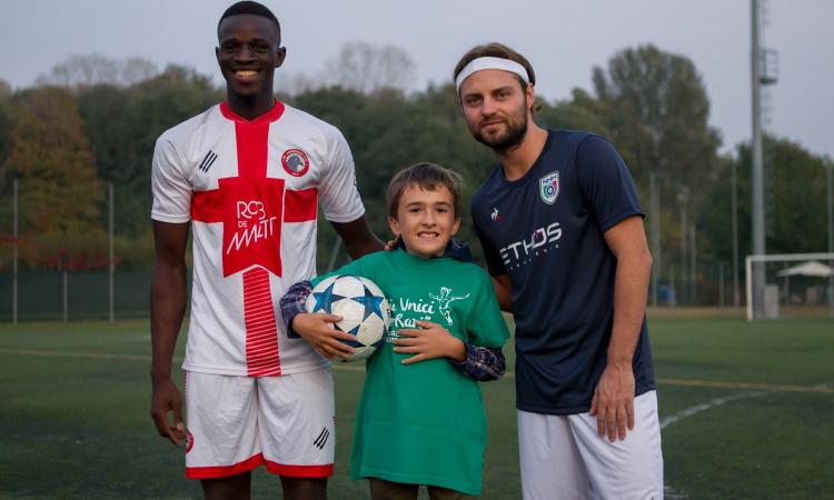 Nazionale Hip Hop con i rifugiati del St. Ambroeus per i bambini di Più Unici Che Rari Onlus