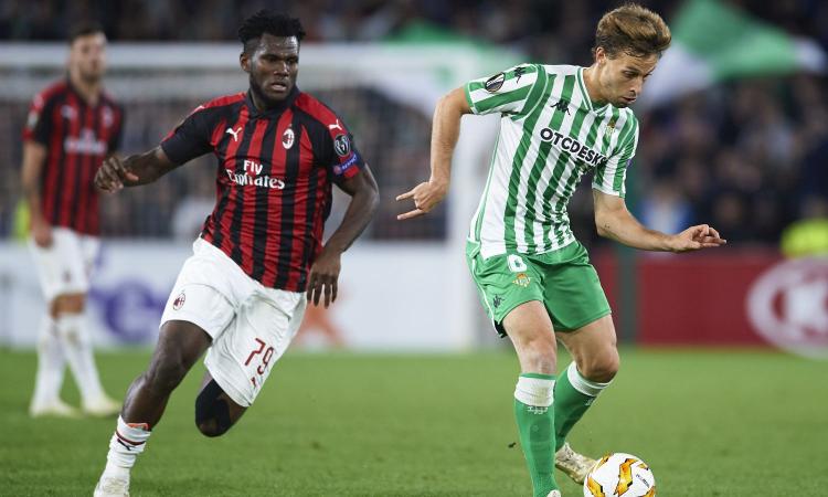 Betis Siviglia-Milan 1-1: il tabellino