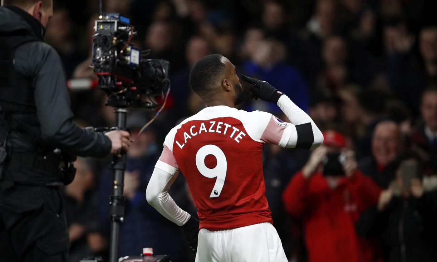 Arsenal: squalifica ridotta, Lacazette disponibile in Europa League