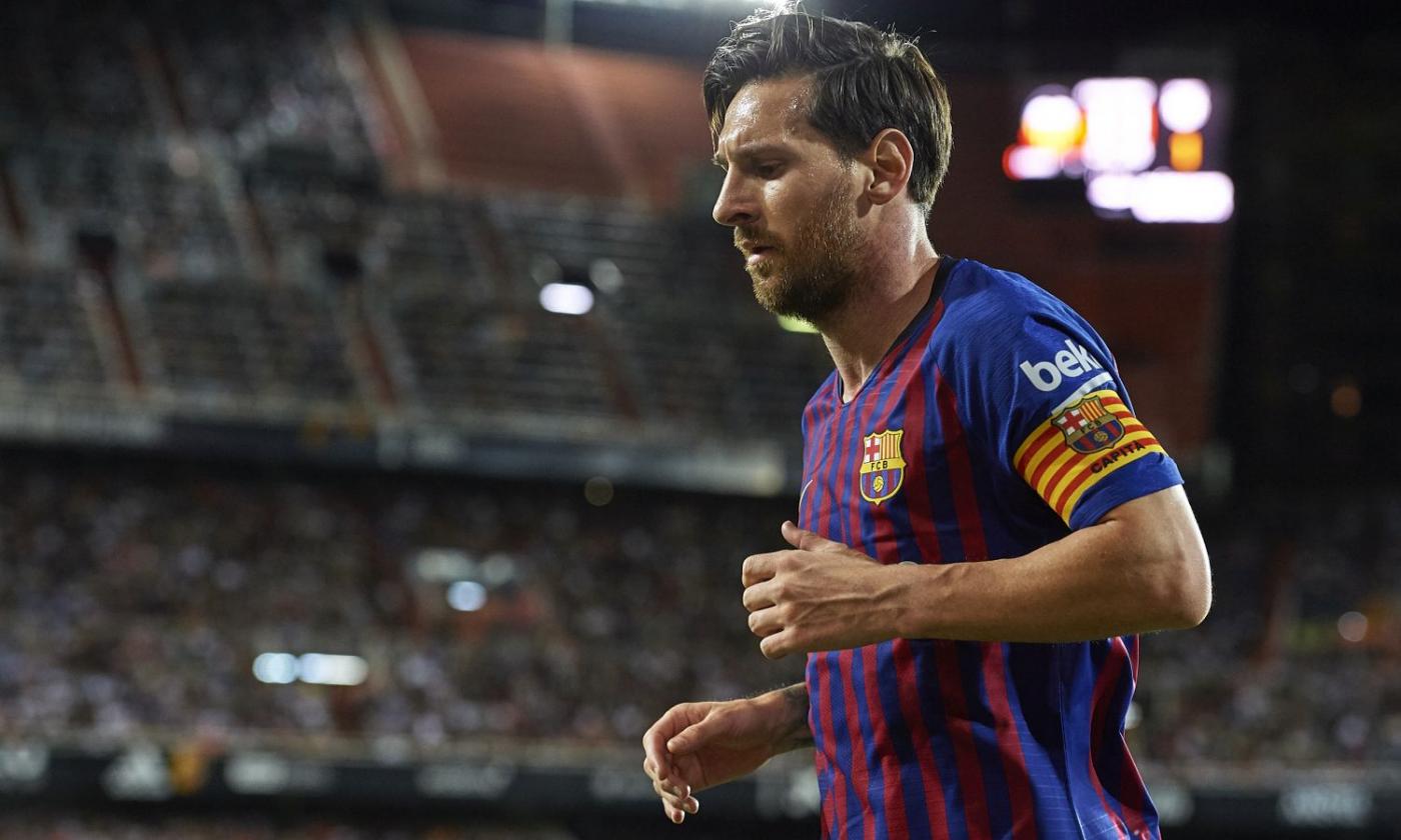 Barcellona, Messi in tribuna contro l'Inter