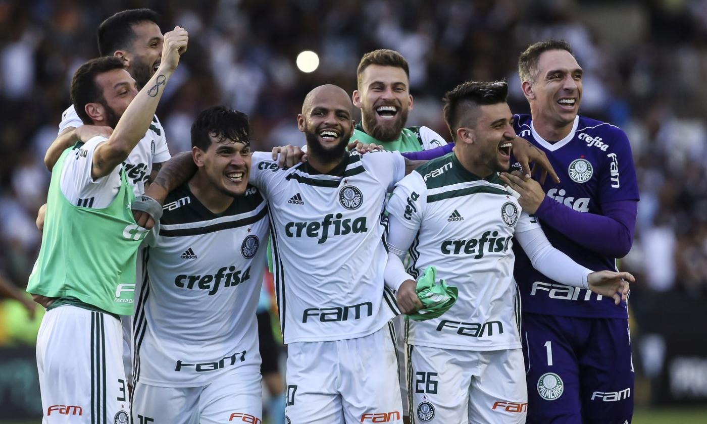 Felipe Melo e Gustavo Gomez campioni in Brasile. Il Palmeiras degli ex Inter e Milan vince il Brasileirao