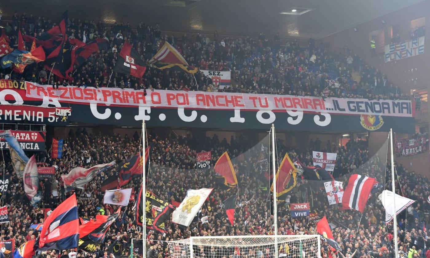 Genoa, Preziosi contro i tifosi: 'Striscione fatto da delinquenti'