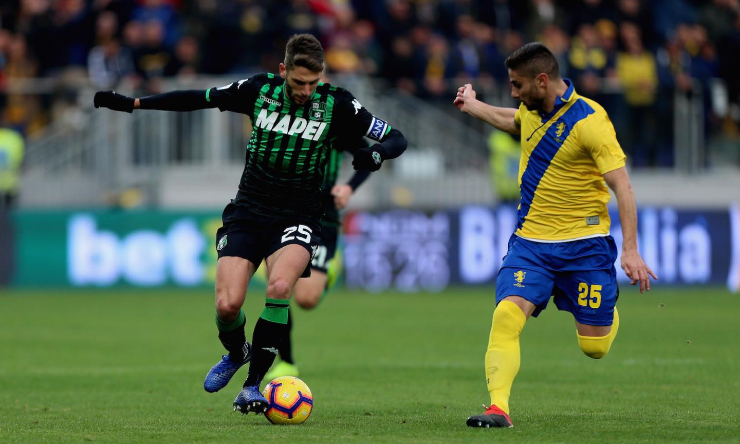 Napoli make first offer for Sassuolo forward; includes player exchange