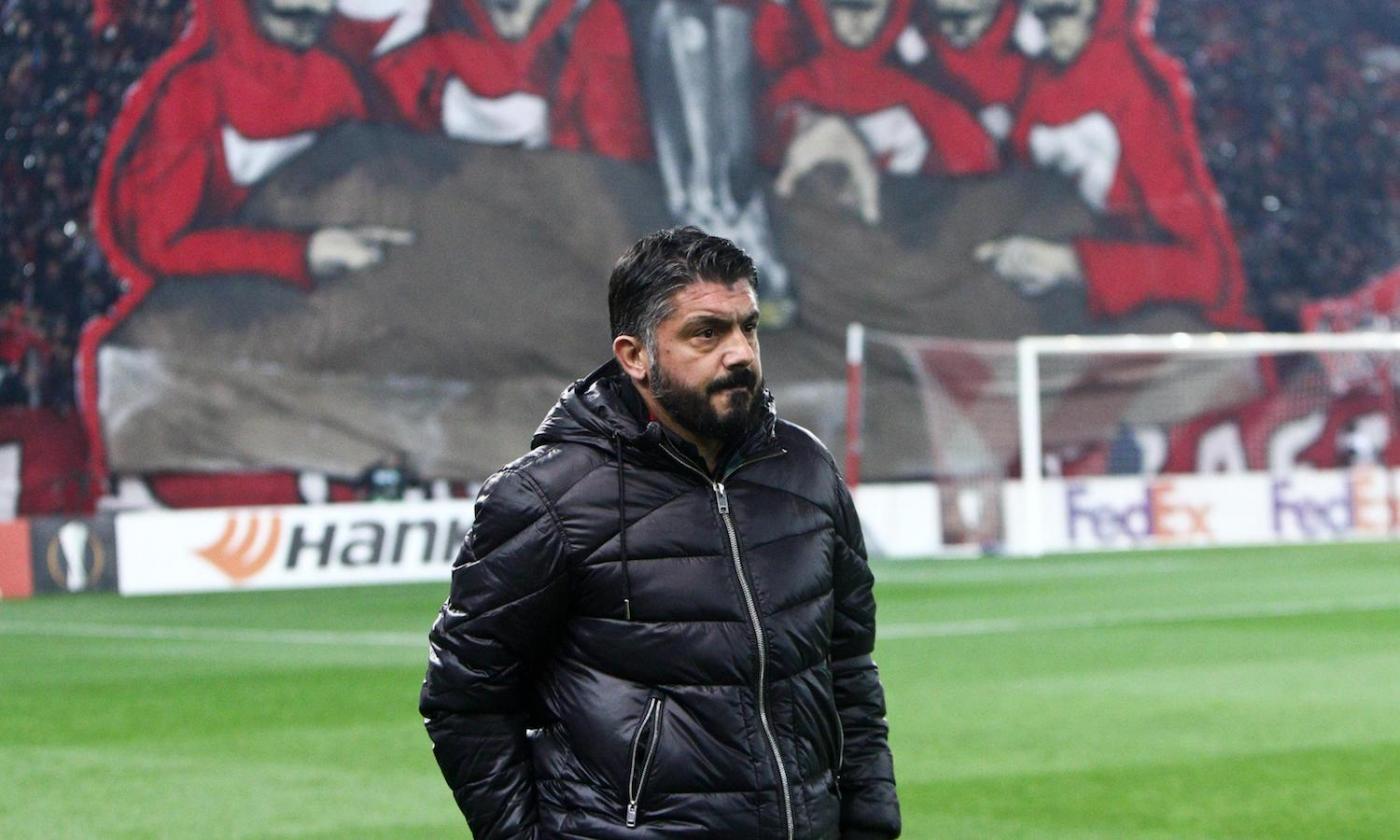 Italian paper slams Gattuso for substitution after AC Milan's Europa League exit