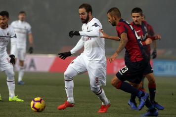 Higuain Milan Danilo Bologna