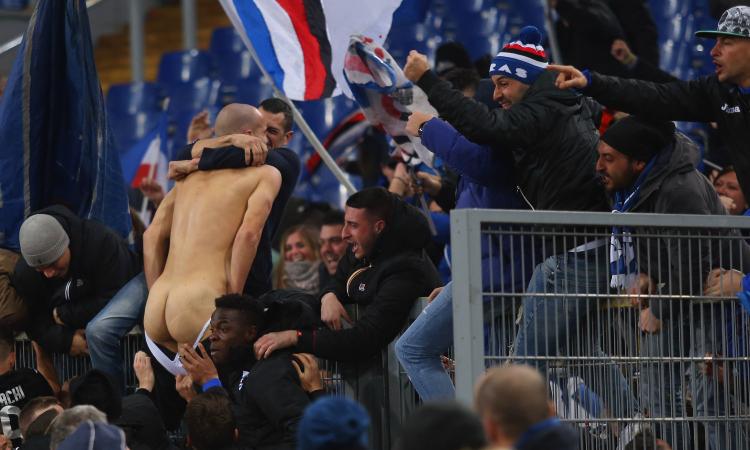 Samp, Saponara: 'I tifosi mi hanno sballottato le mutande'