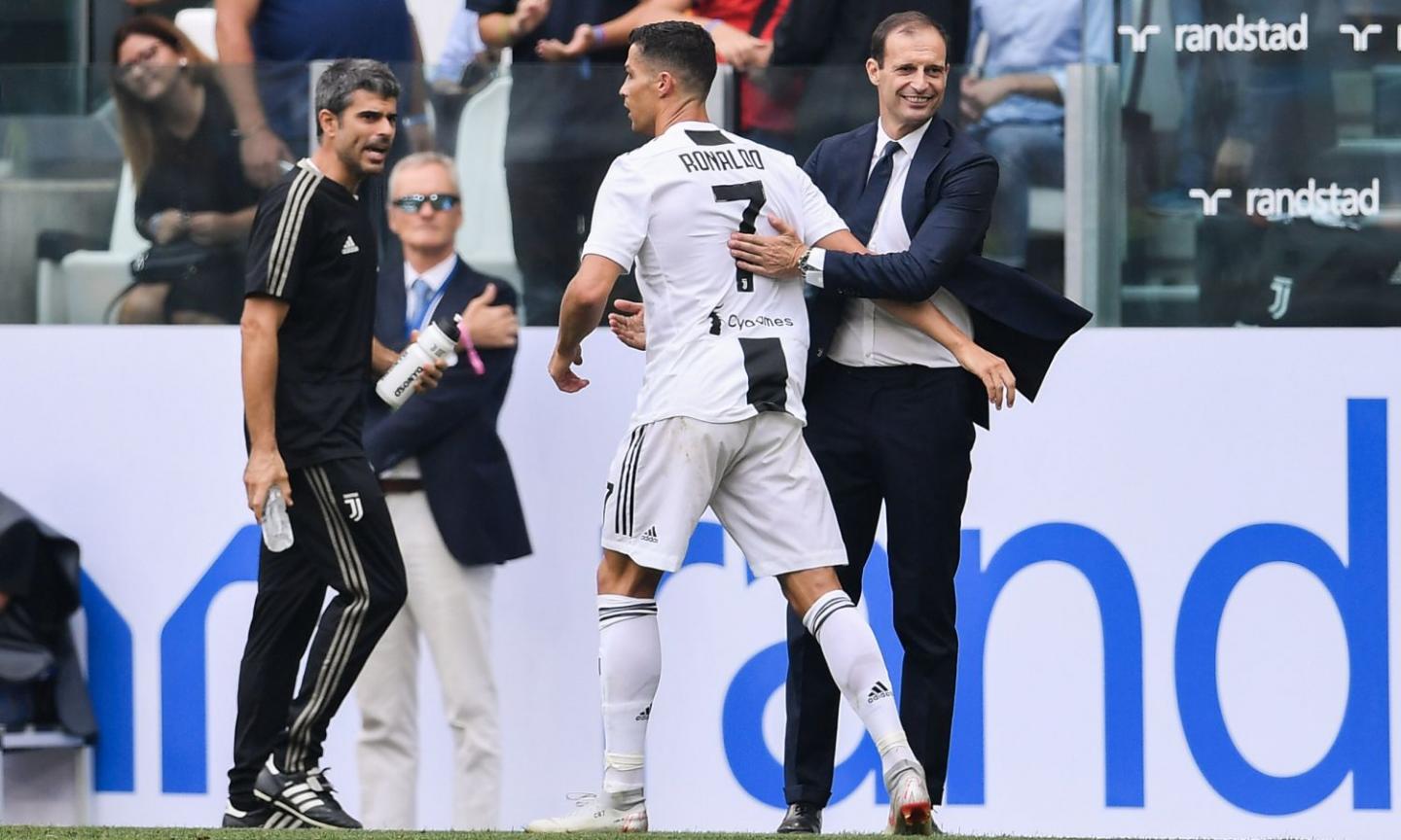 Juve, Allegri: 'Ronaldo era da Pallone d'Oro, vinca il prossimo!' VIDEO