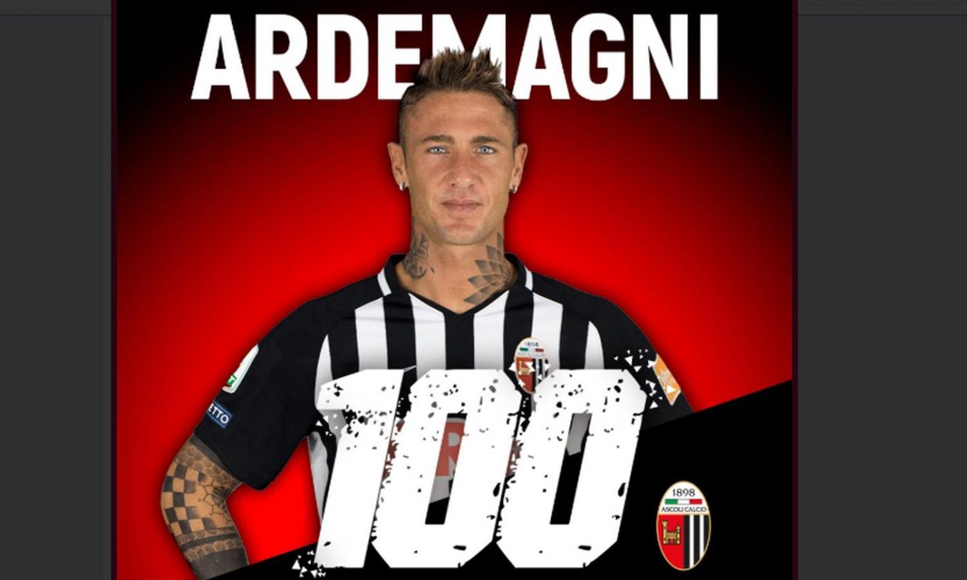 100 gol in Serie B, l'Ascoli sogna la A con Ardemagni: 'Calmi, ci sono io qui'