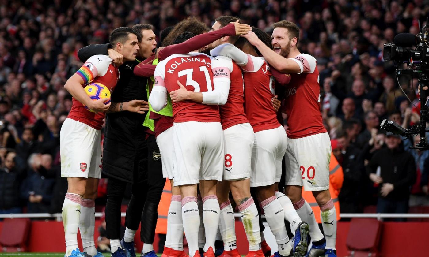 Che spettacolo l'Arsenal di Emery: 4-2 al Tottenham nel derby e quarto posto