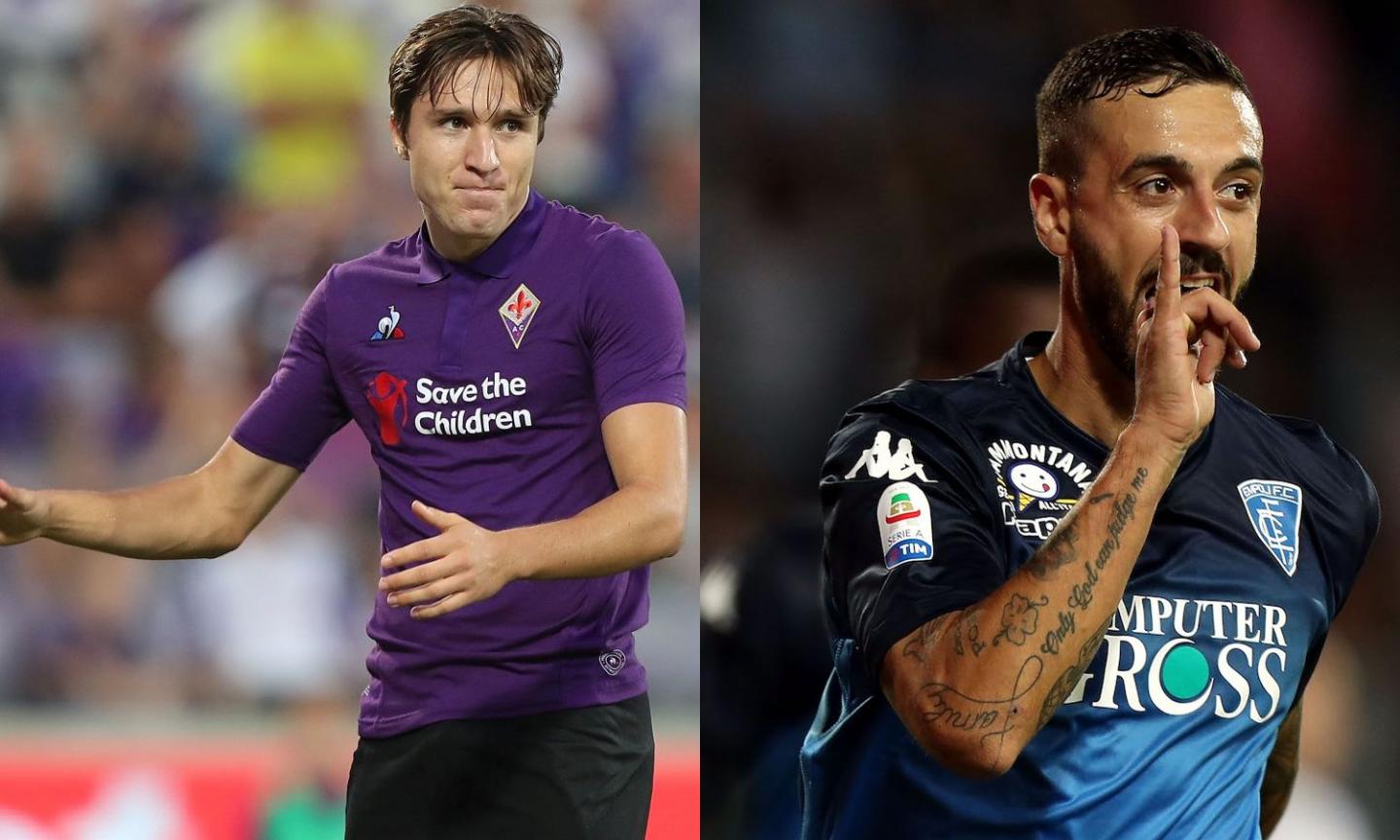 Empoli 'da Champions', la Fiorentina trema. Caputo meglio dell'attacco viola