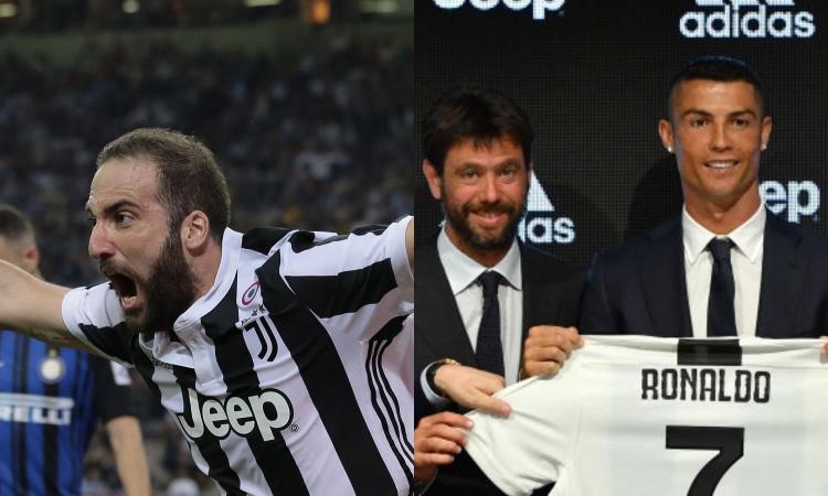 Juve, gara di sprint tra Higuain e Cristiano Ronaldo VIDEO