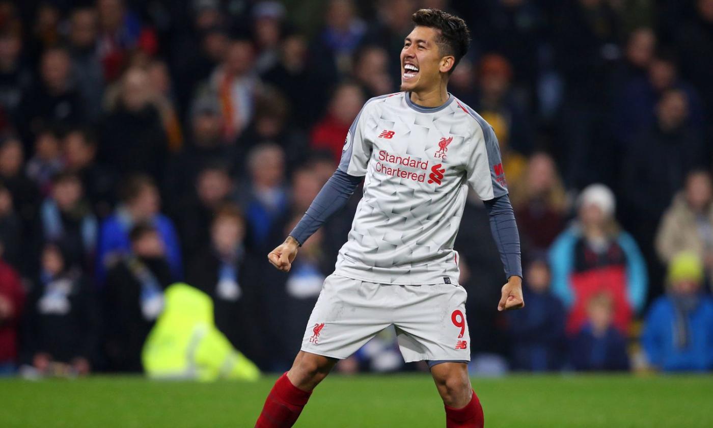 Liverpool, Firmino ko e fuori contro l'Huddersfield: in vista del Barcellona...