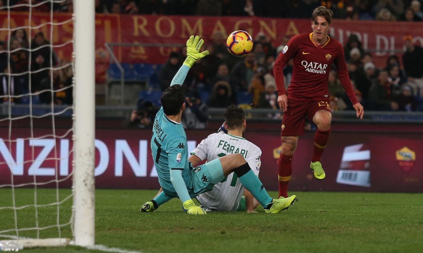 Serie A: Sassuolo vs Roma, the official lineups as Zaniolo gets the start