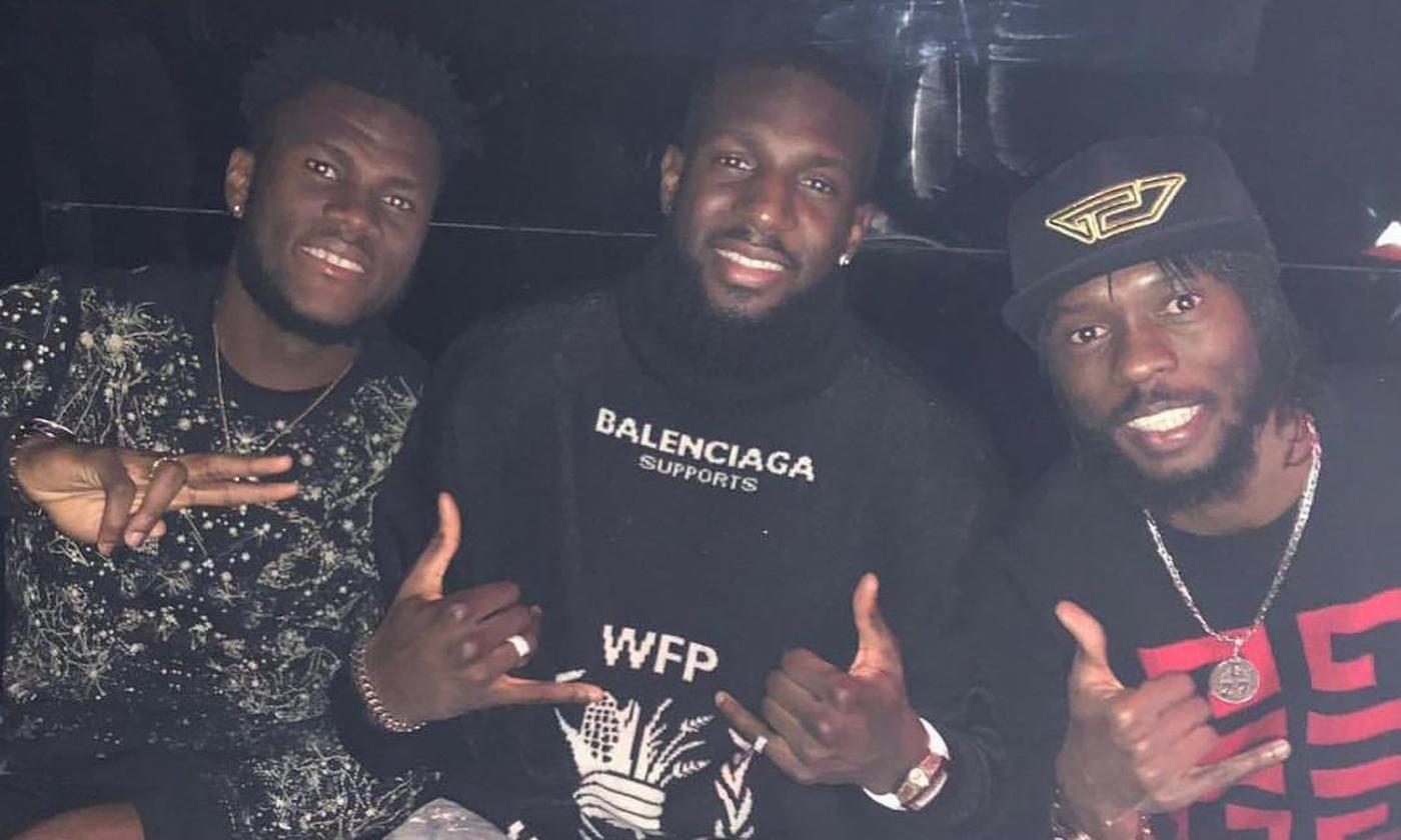 Milan: Kessie and Bakayoko were spotted with Gervinho - pics