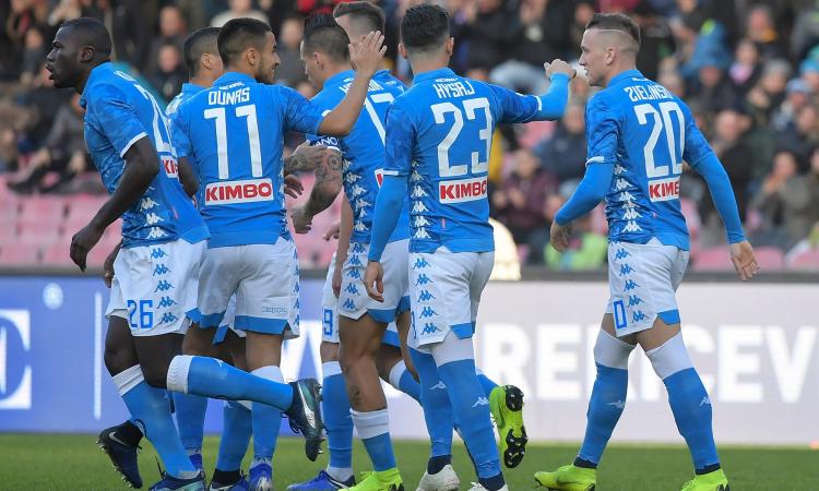 Il Napoli risponde alla Juve: poker al Frosinone firmato Ghoulam e Milik