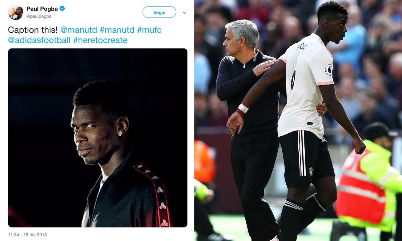 Mourinho esonerato, Pogba ride sui social e poi cancella la FOTO