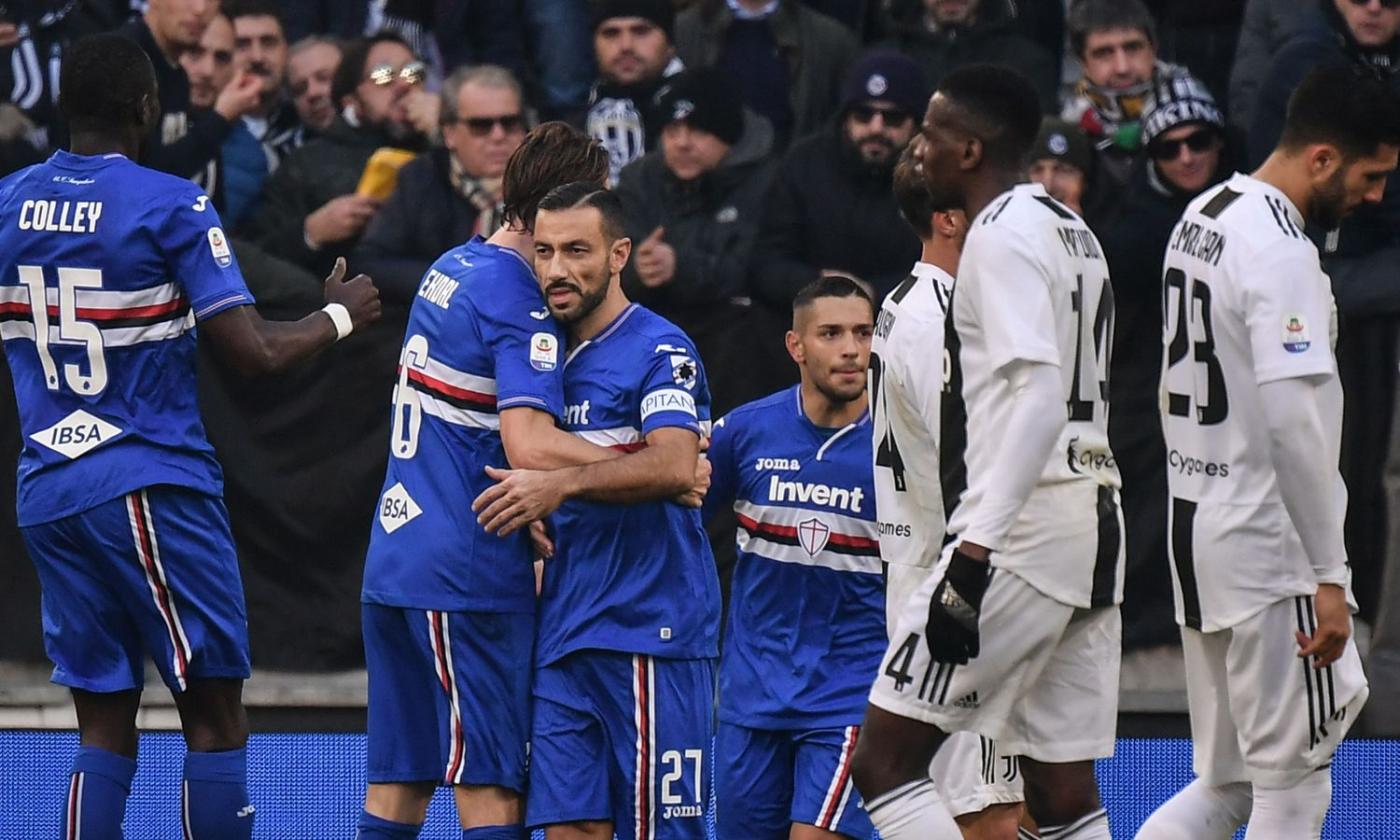 Juventus-Samp, le pagelle di CM: Perin graziato dal Var, Quagliarella da record