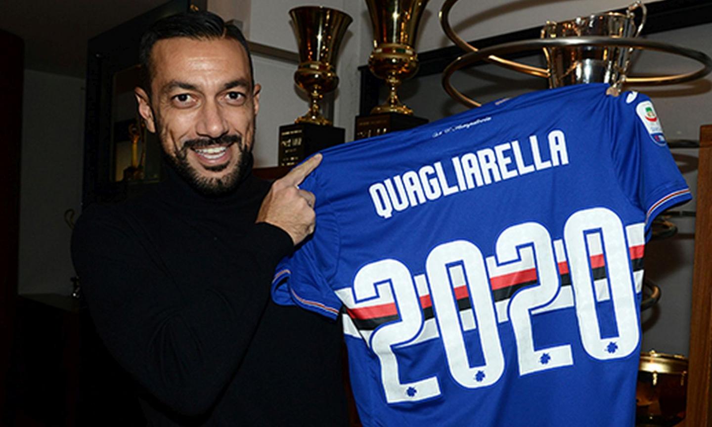 Sampdoria, UFFICIALE: Quagliarella rinnova fino al 2020