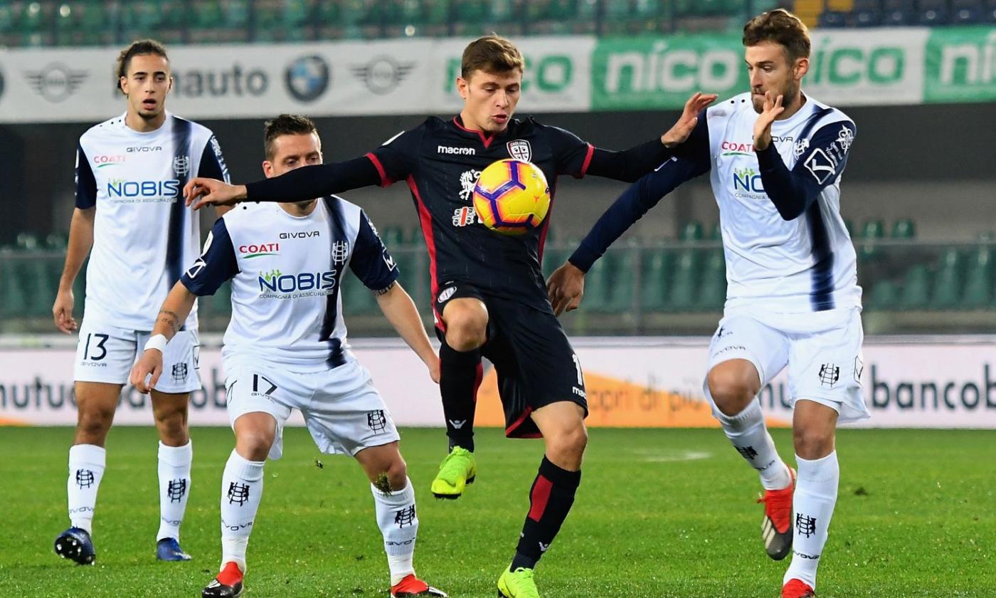 Chievo Verona-Cagliari 1-2: il tabellino