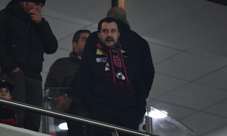 Malagò: 'Roma imbarazzante'. Salvini: 'Sarà avvelenata contro il Milan'