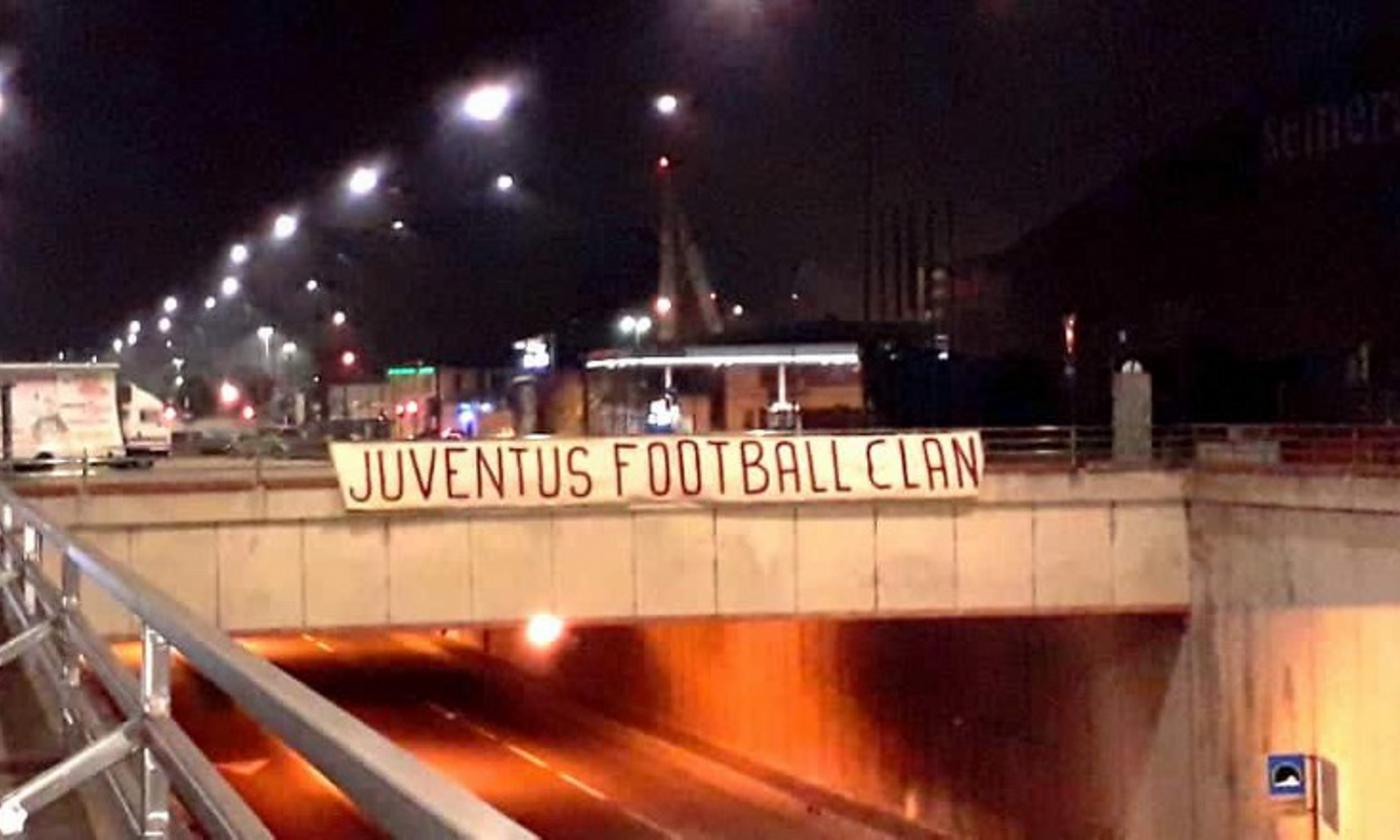 'Juventus Football Clan': provocazione pre-derby a due passi dallo Stadium