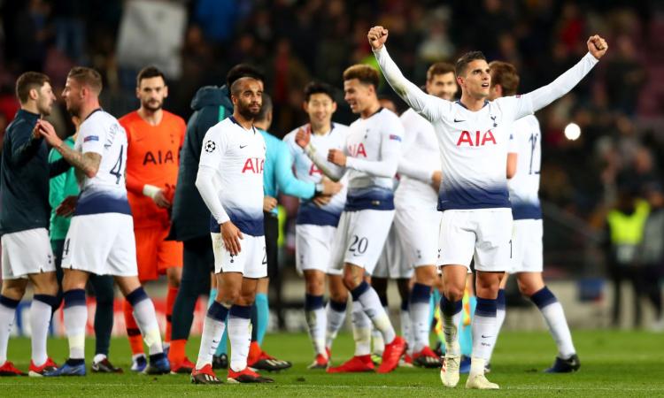 Champions: Barcellona-Tottenham 1-1. Il PSG vince a Belgrado ed è primo