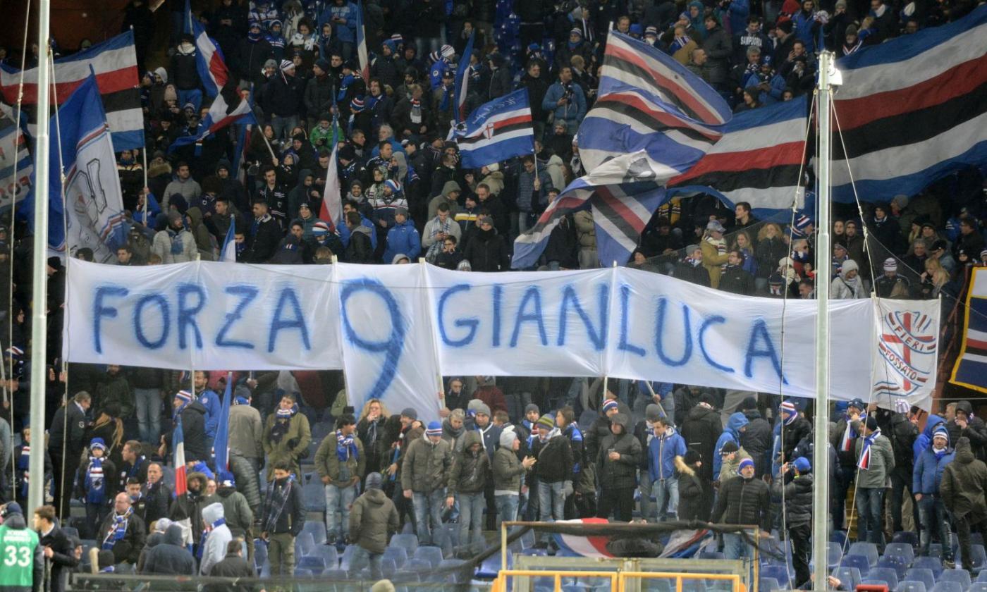 'Noi ti amiamo e ti adoriamo': Samp e Juve, striscioni per Vialli 