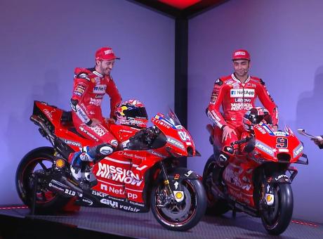 Presentata la nuova Ducati 2019 di Dovizioso e Petrucci! FOTOGALLERY