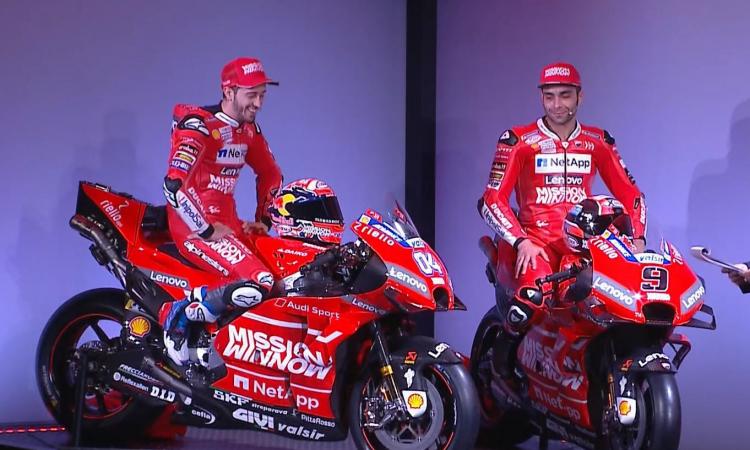 Presentata la nuova Ducati 2019 di Dovizioso e Petrucci! FOTOGALLERY