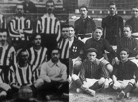 1910, vince la Juve, il Milan si arrabbia con l'arbitro e i tifosi lo inseguono!