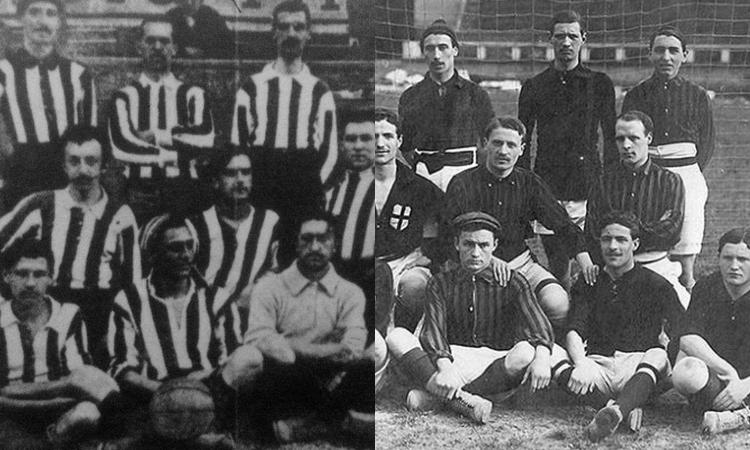 1910, vince la Juve, il Milan si arrabbia con l'arbitro e i tifosi lo inseguono!