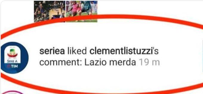 'Lazio m...', la Lega Serie A e il 'like' su Instagram: tifosi biancocelesti infuriati