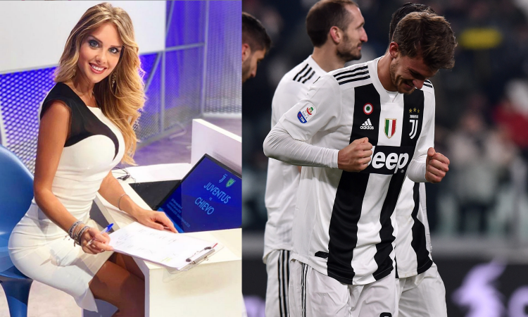 Juve, Rugani fa esultare in diretta Michela: 'Tre anni insieme!' VIDEO