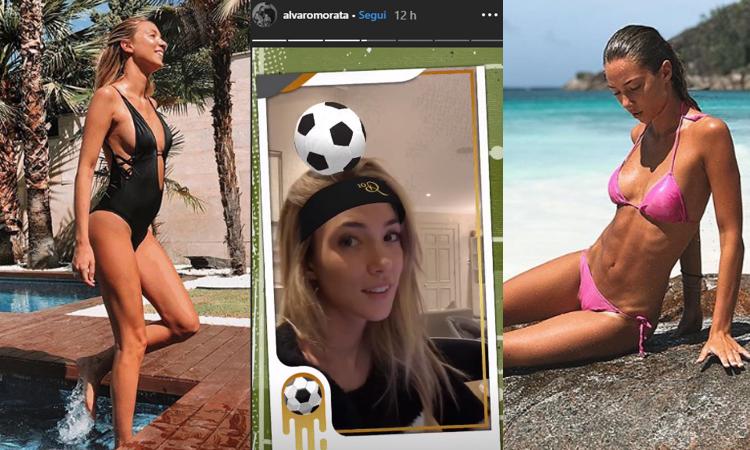 Aspettando l'Atletico, Morata gioca con Alice: è di nuovo in forma super FOTO