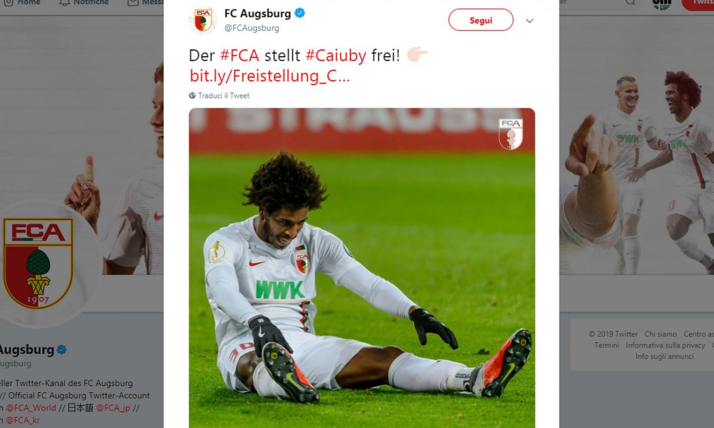 Augsburg: Caiuby è sul mercato