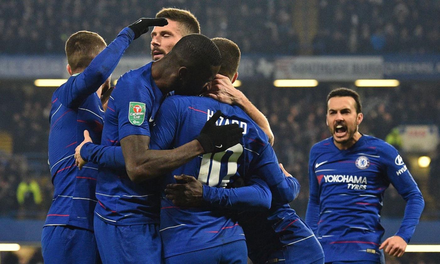 Il Chelsea ribalta il Tottenham ai rigori davanti a Higuain: Sarri a Wembley, è la sua prima finale