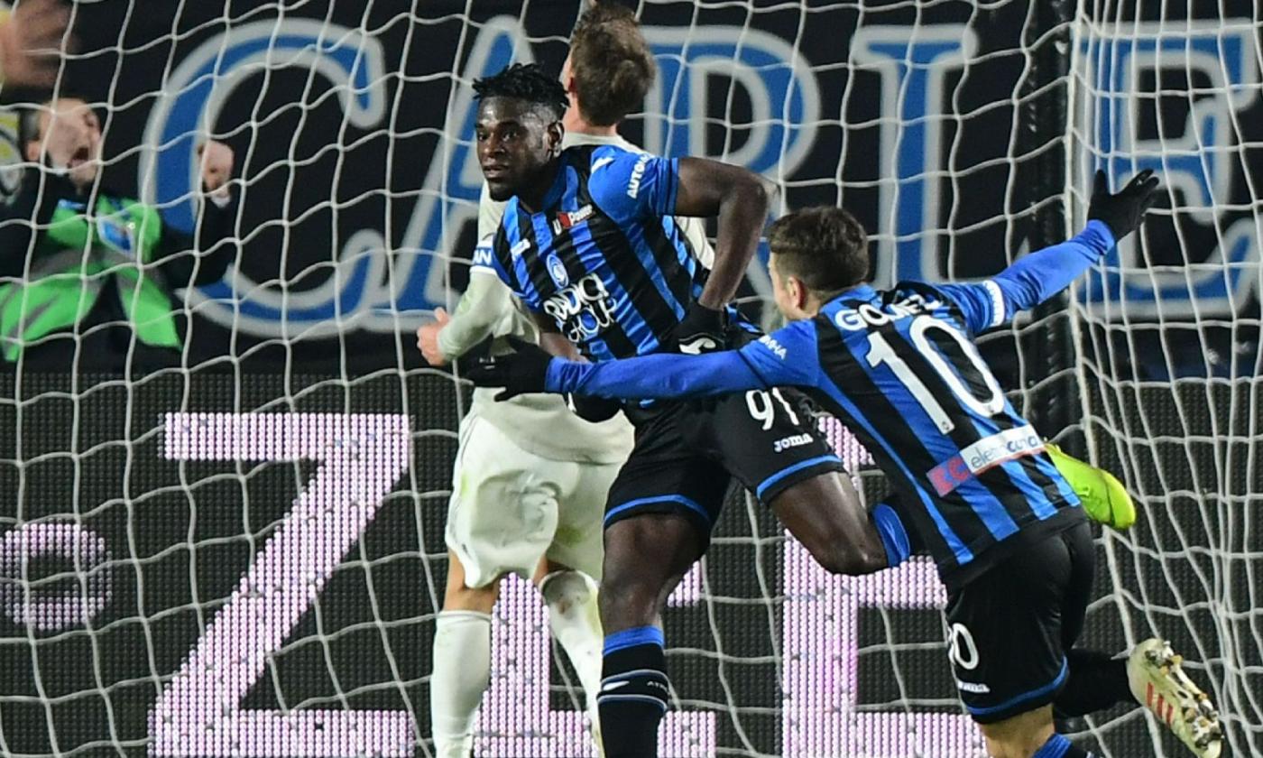 Duvan Zapata cancella il triplete della Juve: 3-0 e l'Atalanta vola in semifinale