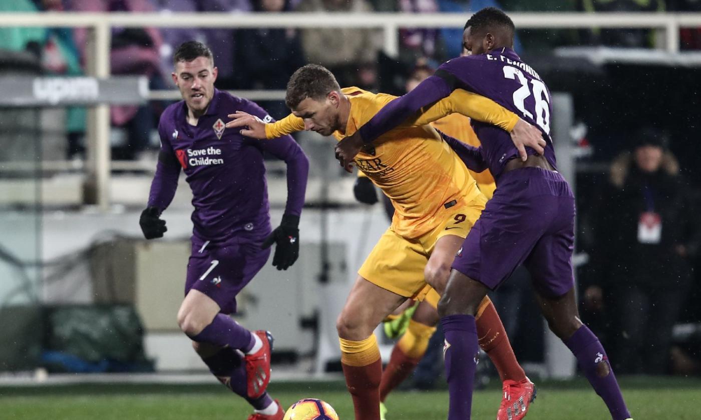 Roma, giallo sull'espulsione di Dzeko: proteste o sputo all'arbitro? VIDEO