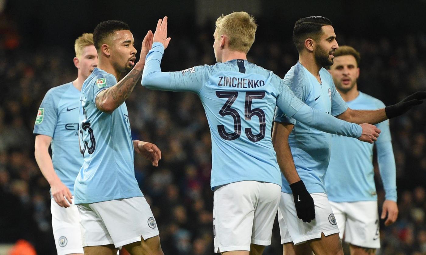 Coppa di Lega inglese: Man City esagerato, 9-0 al Burton! Guardiola vede la finale