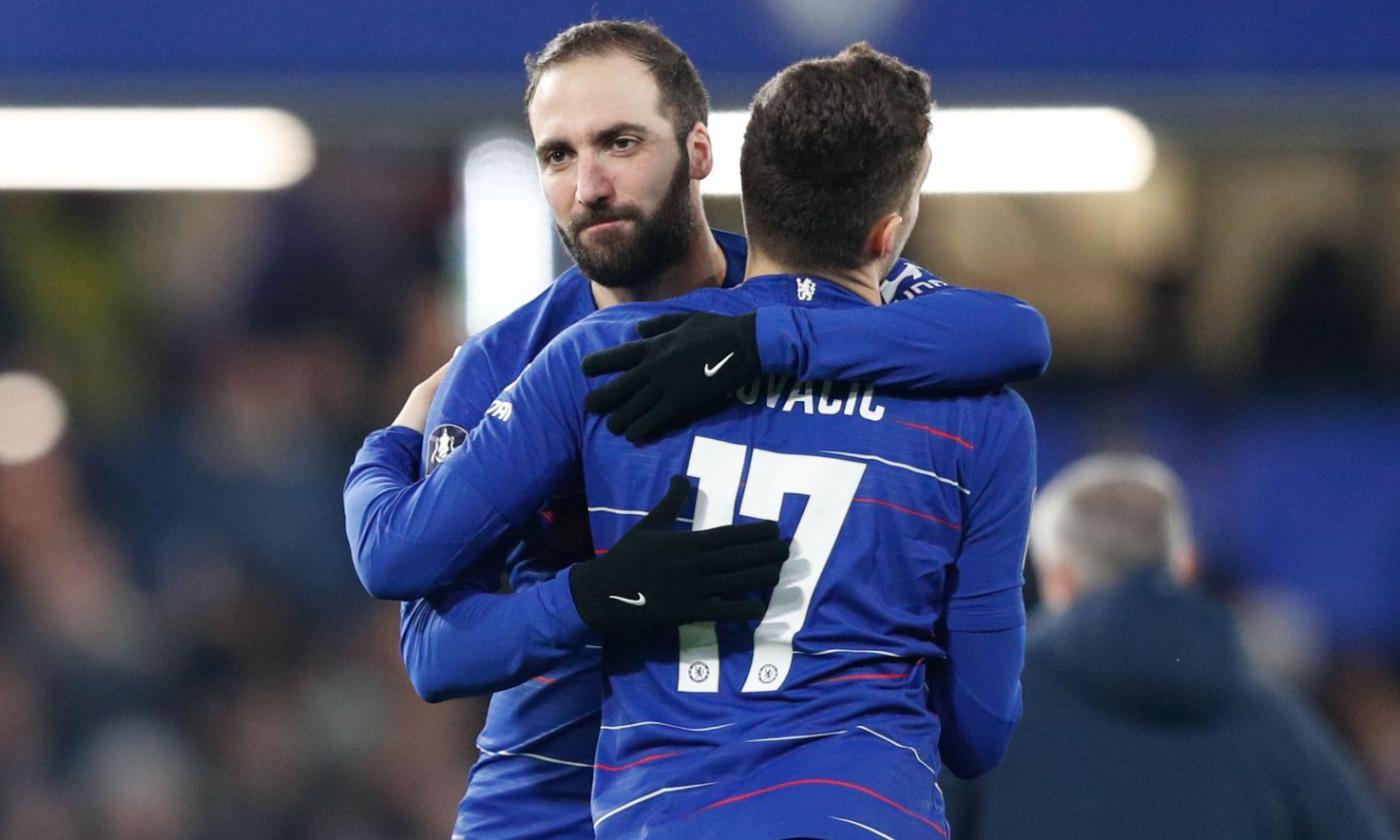 Chelsea, Higuain torna a segnare in Premier: non faceva gol dal 3 marzo