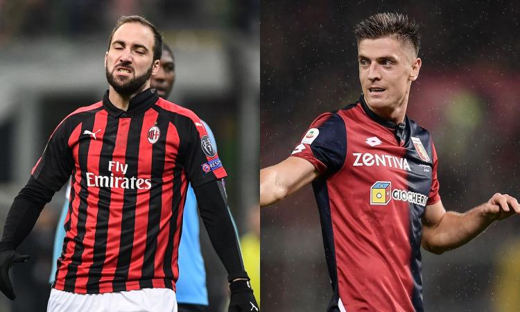 Caressa: 'Se chiudo gli occhi fatico a dire che Piatek è meglio di Higuain'. Leonardo replica: 'Apri gli occhi'