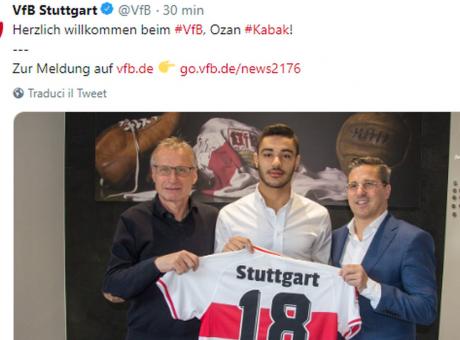 Niente Inter e Roma, UFFICIALE: Kabak va allo Stoccarda