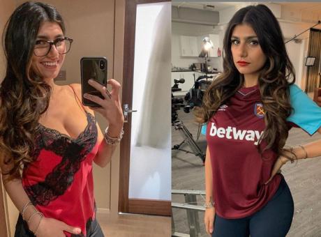 Premier, la pornostar Mia Khalifa fa sognare i tifosi: 'Non vedo l'ora di annunciare a cosa sto lavorando!'