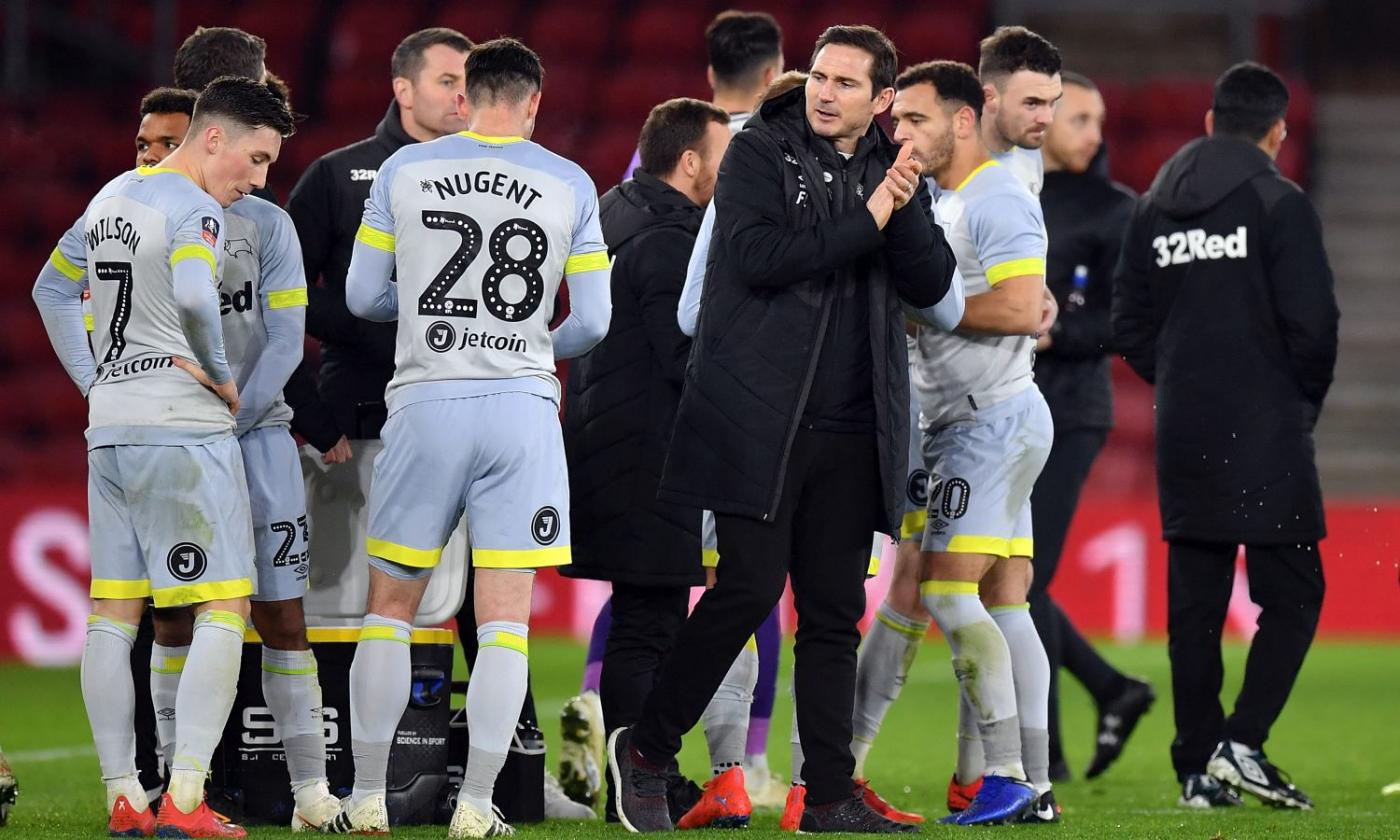 Fa Cup, Southampton eliminato ai rigori: passa il Derby County di Lampard!