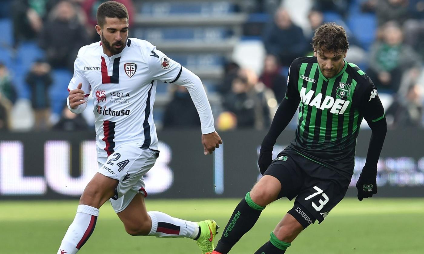 Serie A: tris Sassuolo al Cagliari. Quagliarella-show, Samp-Udinese 4-0