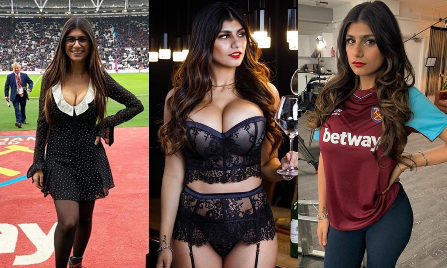 Mia Khalifa, tifa West Ham. Il preferito dell'ex pornostar? Un ex-Lazio FOTO