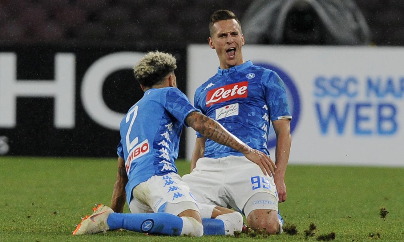 Napoli, Milik come Messi