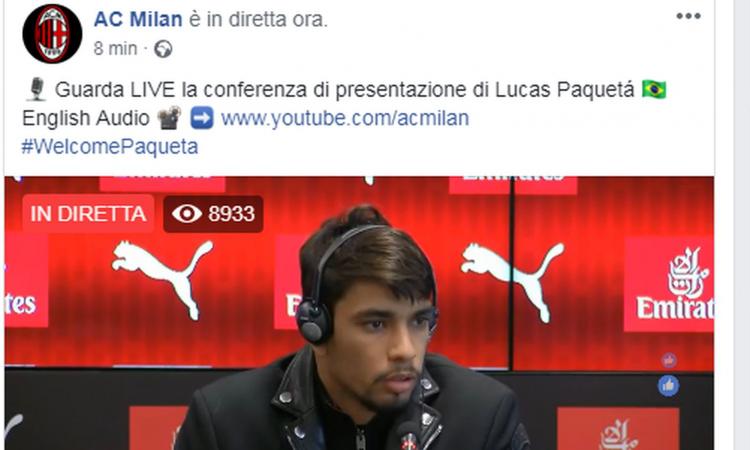 Paquetà: 'Idolo Kakà, Milan perfetto. Voglio giocare a centrocampo, sul 39...'