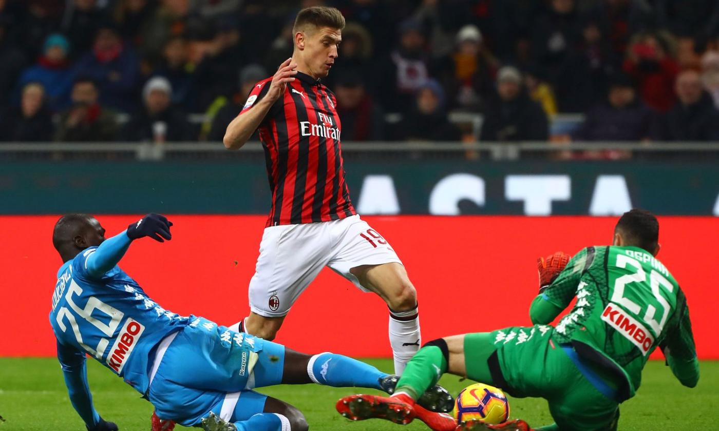 Milan e Napoli non si fanno male: 0-0. Piatek debutta, espulso Ancelotti