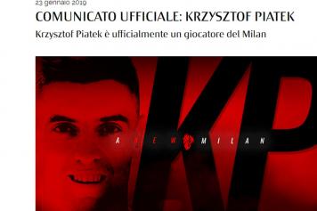 piatek, milan, ufficiale, sito, 2018/19
